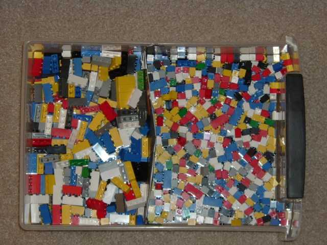 Lego in box