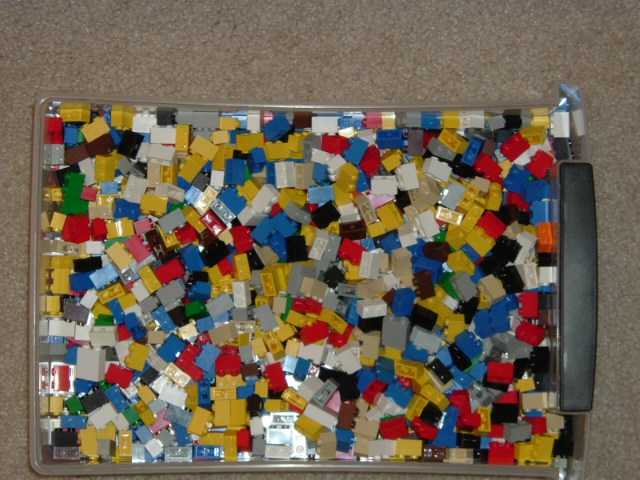 Lego in box