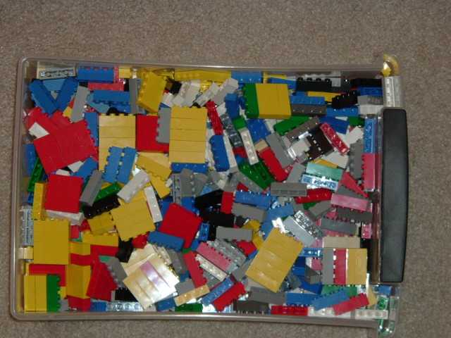 Lego in box