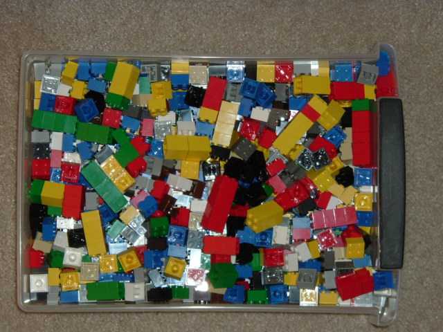 Lego in box