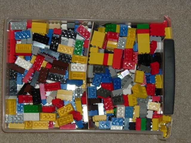 Lego in box
