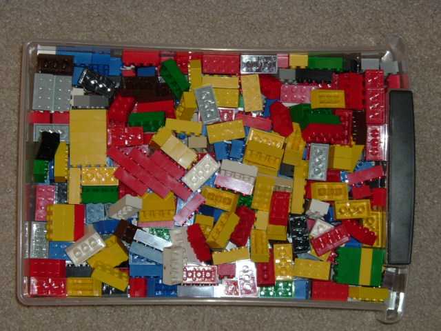 Lego in box