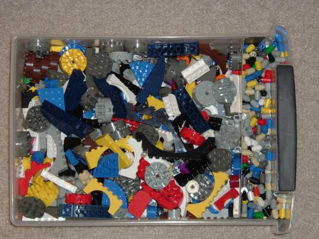 Lego in box