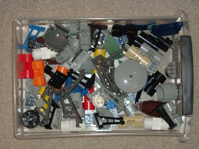 Lego in box