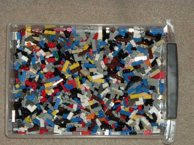 Lego in box