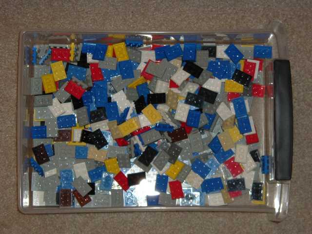 Lego in box