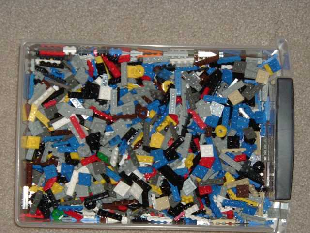 Lego in box
