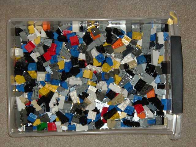 Lego in box