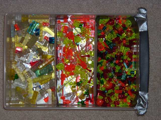 Lego in box