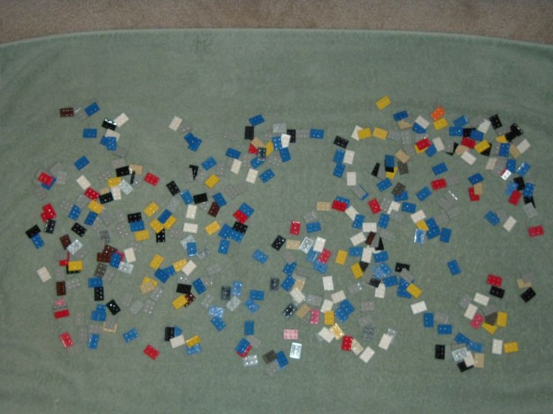 Lego spread out